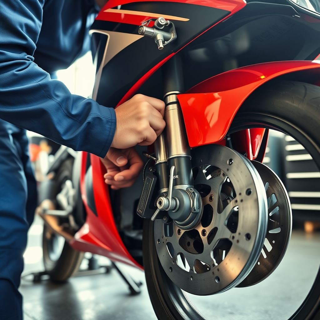 การตรวจสอบระบบเบรก CBR650R อย่างง่าย